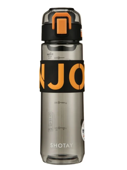 Botella Tritán c/Silicona - 680mL. - Negro