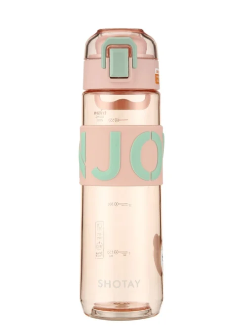 Botella Tritán c/Silicona - 680mL. - Rosado