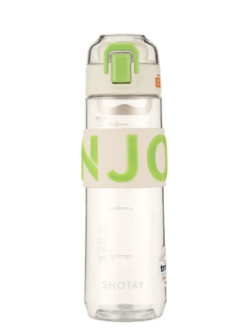 Botella Tritán c/Silicona - 680mL. - Verde