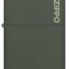 Encendedor Zippo Classic Green Matte Zippo Logo 221ZL - vista 2