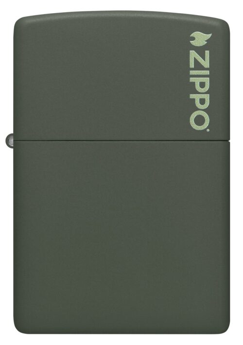 Encendedor Zippo Classic Green Matte Zippo Logo 221ZL - vista 2