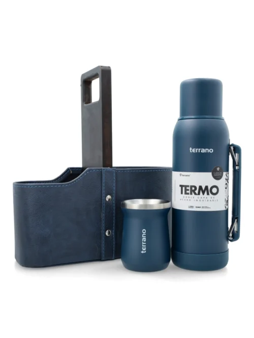 Combo 1LT + Matera De Auto Clasica - Azul opaco
