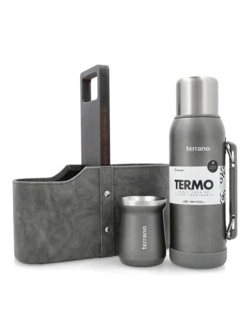 Combo 1LT + Matera De Auto Clasica - Gris Metalizado