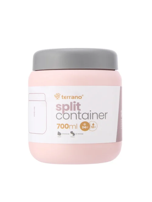 Contenedor Alimentos Tupper Split 700mL. - Rosado