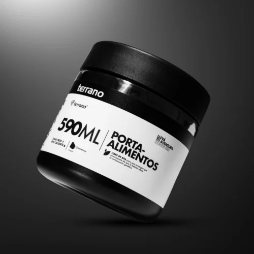 Contenedor de alimento 590Ml - Negro