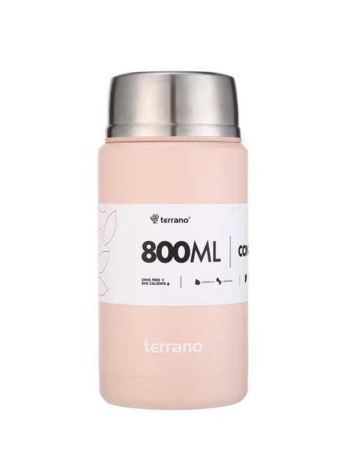 Contenedor de alimento alto - Rosado