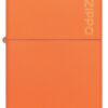 Encendedor Zippo Classic Orange Matte Zippo Logo 231ZL - vista 2