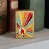 Encendedor Zippo Beaming Flame Design 46957 - vista 2