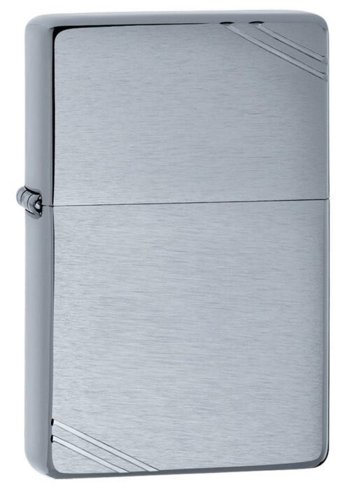 Encendedor Zippo Brushed Chrome Vintage with Slashes 230