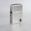 Encendedor Zippo Armor Antique Silver Flame Design 46399 - vista 2