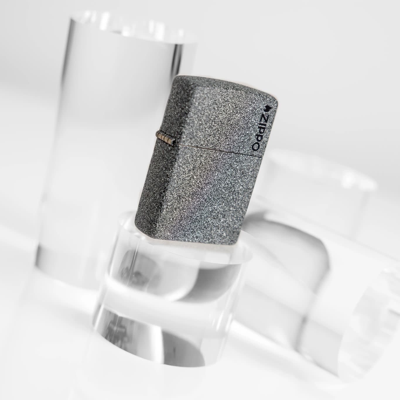 Encendedor Zippo Classic Iron Stone Zippo Logo 211ZL 2 Encendedor Zippo Classic Iron Stone Zippo Logo 211ZL - vista 2
