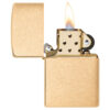 Encendedor Zippo Armor Brushed Brass 168 - vista 2