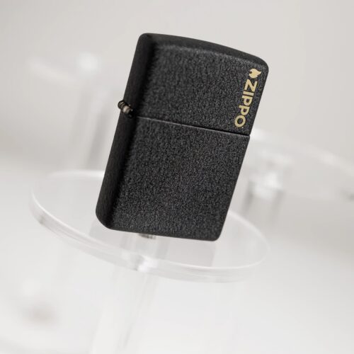 Encendedor Zippo Classic Black Crackle Zippo Logo 236ZL - vista 2