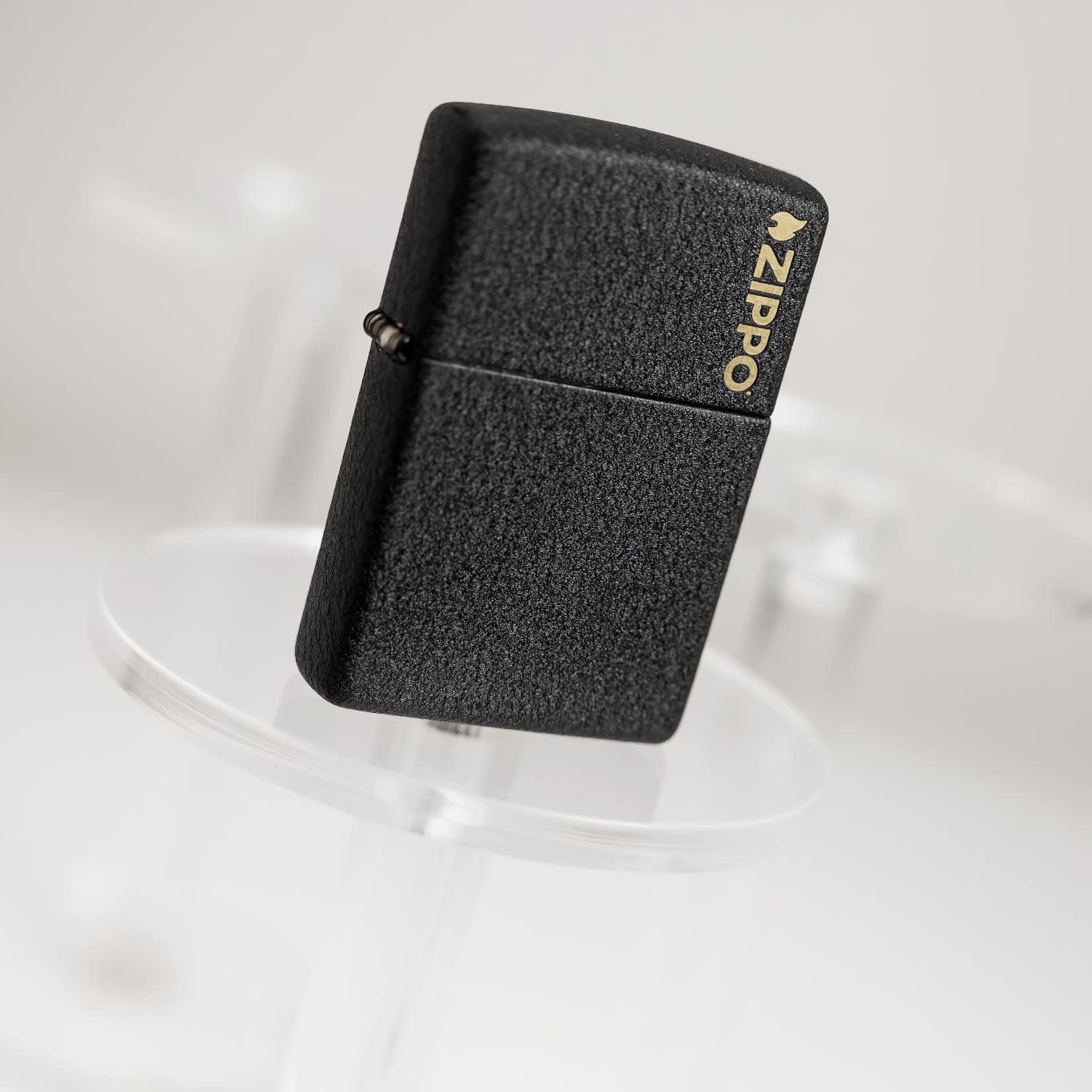 Encendedor Zippo Classic Black Crackle Zippo Logo 236ZL 2 Encendedor Zippo Classic Black Crackle Zippo Logo 236ZL - vista 2