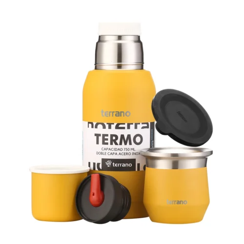 Kit Acero 750ML. / Mate Flap - Mostaza