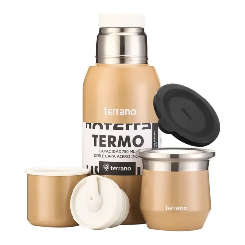 Kit Acero 750ML. / Mate Flap - Oro