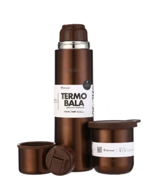 Kit Acero Bala - 750mL + Mate Sicilia - Cooper