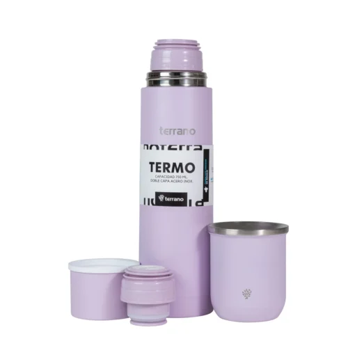 Kit Acero Bala - 750mL + Mate Sicilia - Lila