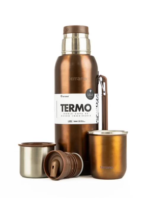 Kit Termo 1 LT Con Base De Silicona + Mate Sicilia - Copper