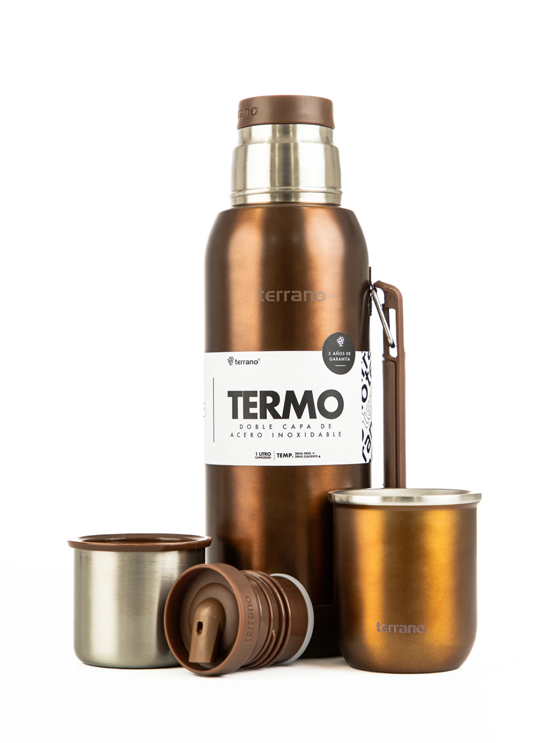 Kit Termo 1 LT Con Base De Silicona + Mate Sicilia - Copper 1 Kit Termo 1 LT Con Base De Silicona + Mate Sicilia - Copper