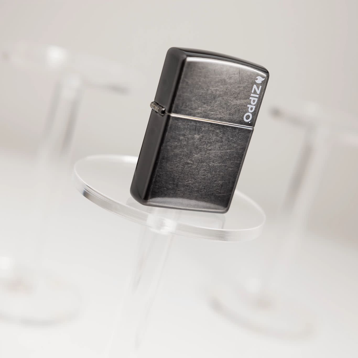 Encendedor Zippo Classic Grey Zippo Logo 28378ZL 2 Encendedor Zippo Classic Grey Zippo Logo 28378ZL - vista 2