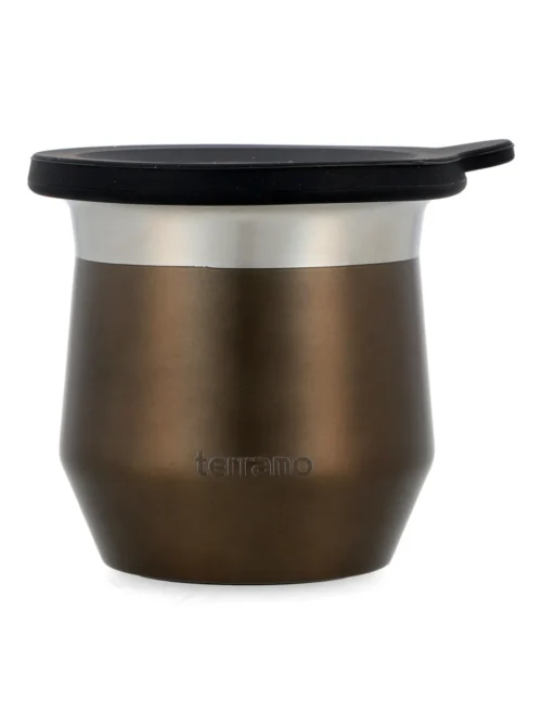 Mate Acero Flap - Marrón Metalizado