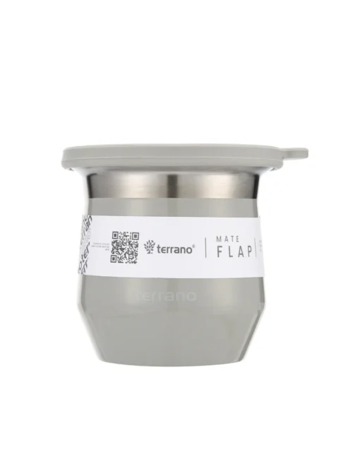 Mate Acero Flap - Metalizado - Oliva