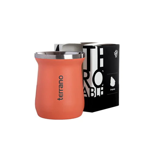 Mate Acero Inox. Camionero - Coral