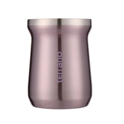 Mate Acero Inox. Camionero - Lila Metalizado