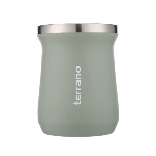 Mate Acero Inox. Camionero - Oliva