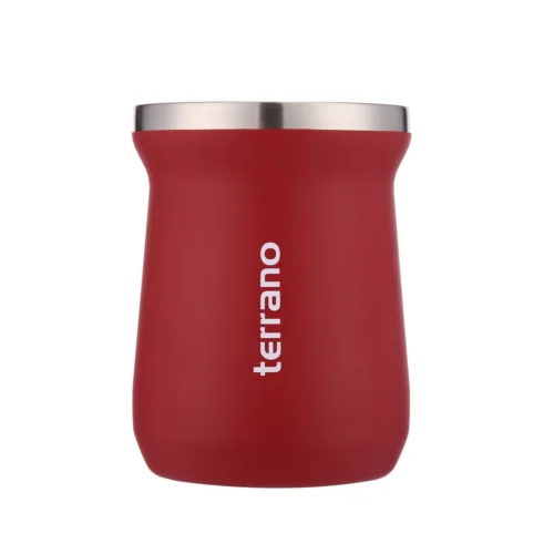 Mate Acero Inox. Camionero - Rojo