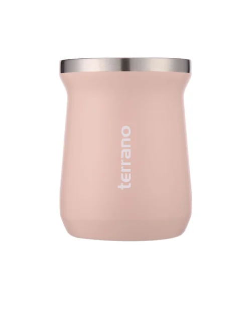 Mate Acero Inox. Camionero - Rosado