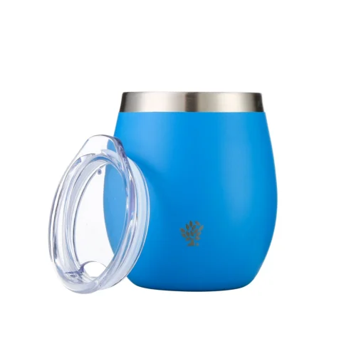 Mate Acero Inox. con Tapa - Azul Eléctrico