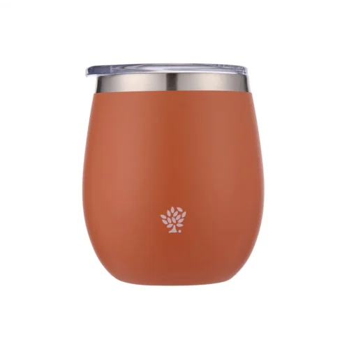 Mate Acero Inox. con Tapa - Terracota