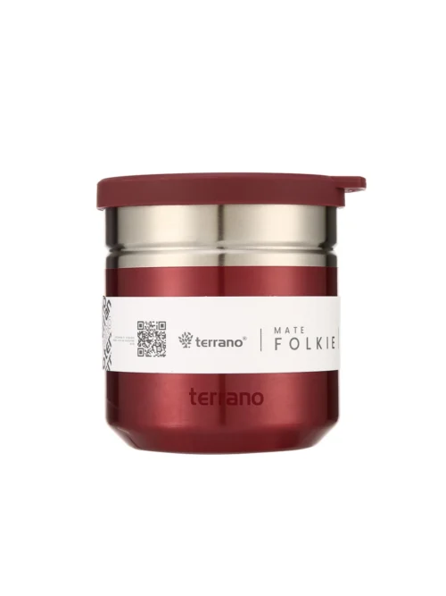 Mate Folkie Metalizado - Rojo