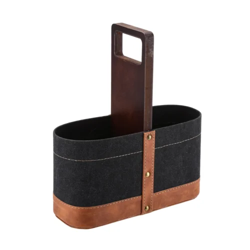 Matera Combinada Lona - Negro
