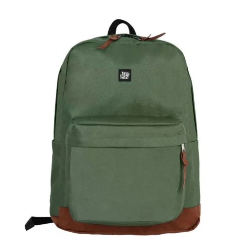 Mochila Clásica Combinada - Verde