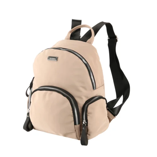 Mochila Lona Basic - Taupe