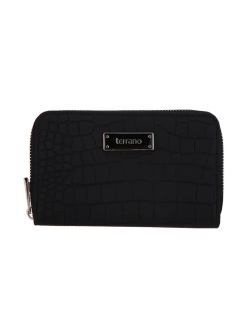 Monedero Brasil II - Croco Negro