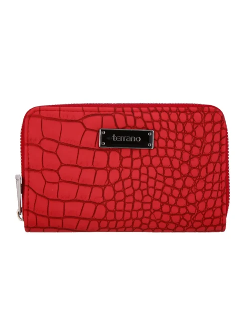 Monedero Brasil II - Croco Rojo