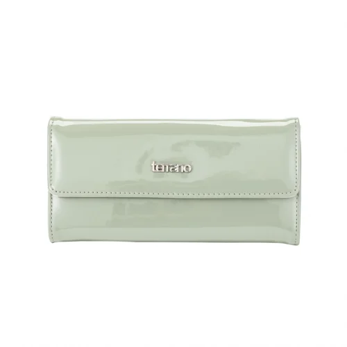 Monedero Milán - Charol Aqua