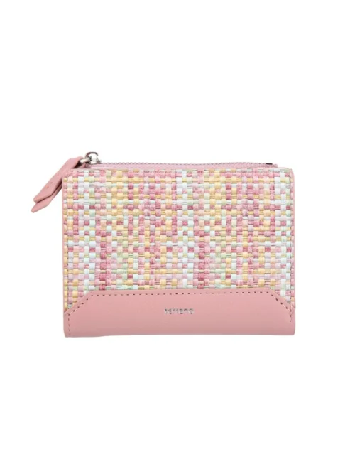 Monedero Telas - Rosado