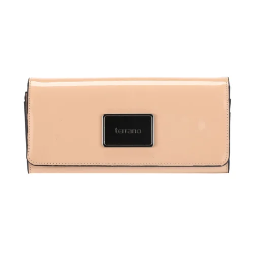 Monedero Vallarta - Charol Beige