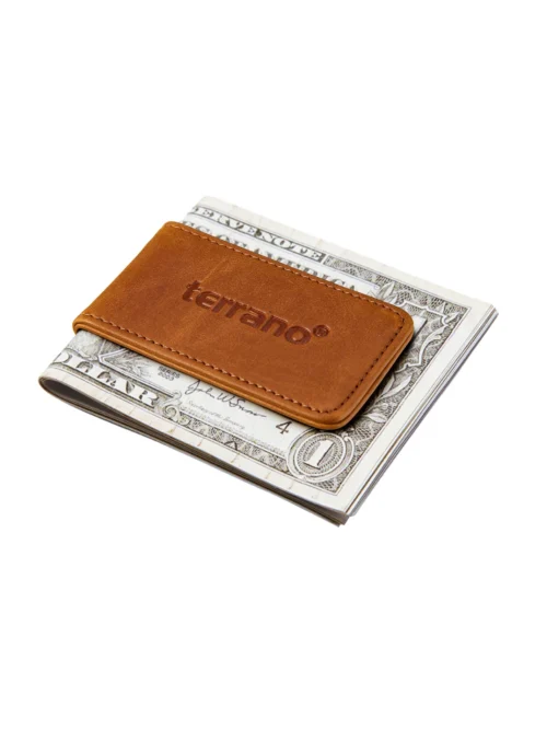 Money Clip - Marron