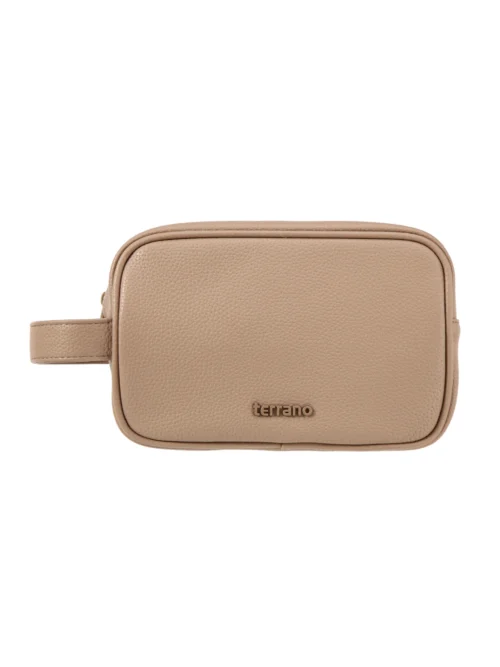 Necessaire Con Manija - Taupe