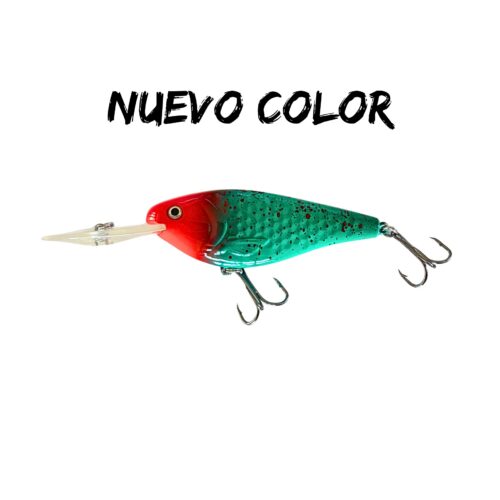Señuelo Go Fishing Mojarra Rojo con Verde (Zanahoria)