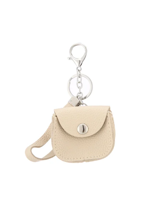 Portamonedas con Broche - Beige