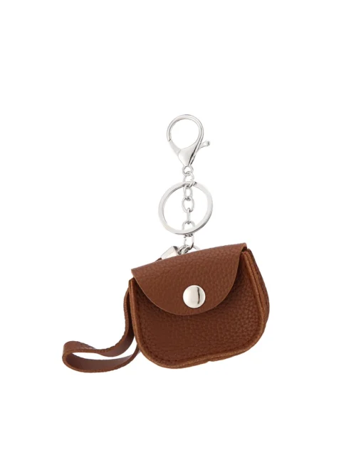 Portamonedas con Broche - Marron