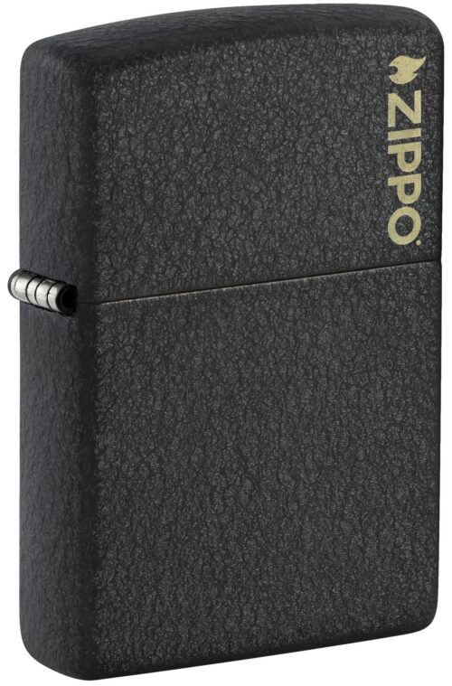 Encendedor Zippo Classic Black Crackle Zippo Logo 236ZL