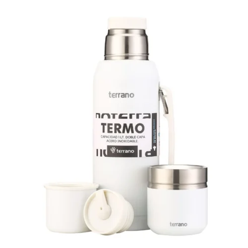 Set Acero 1LT. Mate Folkie - Blanco